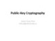 Bài giảng Mật mã học: Public-Key cryptography - Huỳnh Trọng Thưa