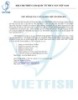 Mẫu Phiếu đăng ký 2014 của Hội chợ triển lãm quốc tế thủy sản Việt Nam