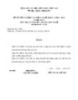 Đề thi tốt nghiệp cao đẳng nghề khoá 3 (2009-2012) - Nghề: Hàn - Môn thi: Lý thuyết chuyên môn nghề - Mã đề thi: H-LT22 (kèm đáp án)