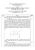 Đáp án đề thi tốt nghiệp cao đẳng nghề khóa 3 (2009-2012) - Nghề: Điện tử công nghiệp - Môn thi: Lý thuyết chuyên môn nghề - Mã đề thi: ĐA ĐTCN-LT43