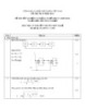 Đáp án đề thi tốt nghiệp cao đẳng nghề khóa 3 (2009-2012) - Nghề: Điện tử công nghiệp - Môn thi: Lý thuyết chuyên môn nghề - Mã đề thi: ĐA ĐTCN-LT10