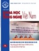 Tạp chí Khoa học và Công nghệ Việt Nam – Số 8A năm 2020