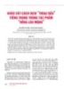 Khảo sát cách dịch “Thoại đầu” tiếng Trung trong tác phẩm “Hồng Lâu Mộng”
