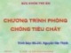 Bài giảng Sức khỏe trẻ em: Chương trình phòng chống tiêu chảy - BS.CKI. Nguyễn Văn Thịnh