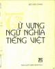 Ebook Từ vựng ngữ nghĩa tiếng Việt: Phần 1