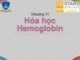 Bài giảng Hóa sinh - Chương 11: Hóa học hemoglobin
