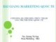 Bài giảng Marketing quốc tế: Chương 3 - ThS. Dương Thị Hoa