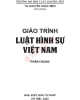 Giáo trình Luật hình sự Việt Nam (Phần chung) - TS. Nguyễn Ngọc Kiện