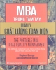 Ebook MBA trong Quản lý chất lượng toàn diện: Phần 1