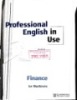Ebook Professional English in use: Finace - Part 1
