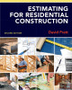 Ebook Estimating for residential construction (Second edition): Part 1