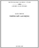 Giáo trình Thống kê lao động: Phần 2 - Bùi Tôn Hiến